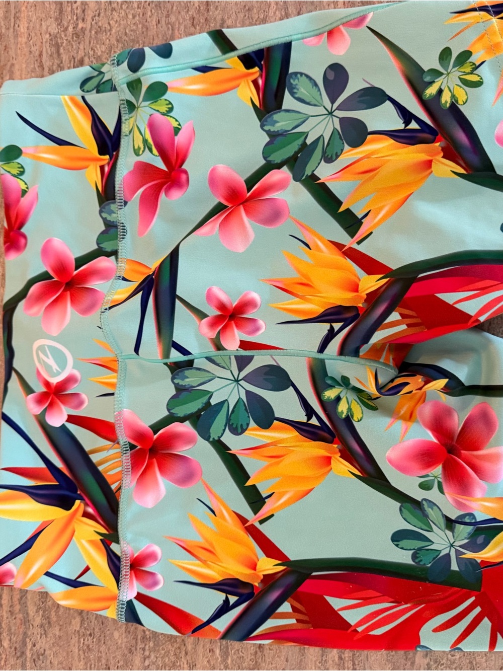 Zoot Aqua Tropical Floral Athletic Shorts - Picture 3 of 3